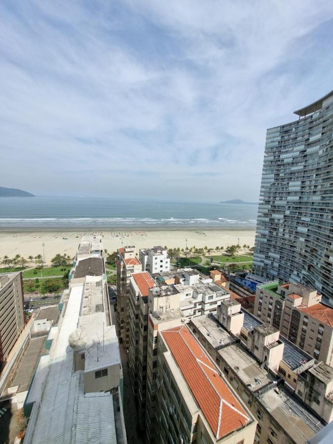 Apto Top Com Vista Pro Mar Em Condominio Completo Em Frente A Praia! Santos  Ngoại thất bức ảnh
